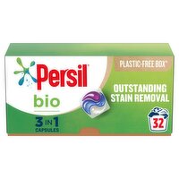 Persil Bio 3 in 1 Washing Liquid Capsules Laundry Detergent (32 Washes)