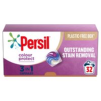 Persil Colour Protect 3 in 1 Washing Liquid Capsules Laundry Detergent (32 Washes)