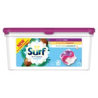 Surf 3 in 1 Capsules Coconut Bliss Biological Detergent Capsules (27 Washes)