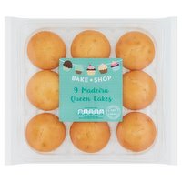 Bake Shop 9 Madeira Queen Cakes 200g