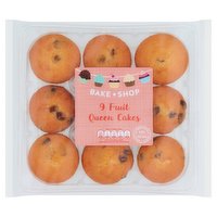 Bake Shop 9 Fruit Queen Cakes 225g