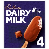 Cadbury Dairy Milk Ice Creams 4 x 100ml (400ml)