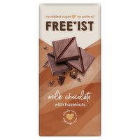 Free'ist Milk Chocolate with Hazelnuts 70g