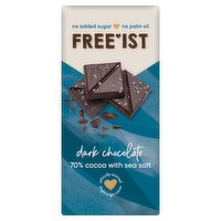 Free'ist Dark Chocolate 70% Cocoa with Sea Salt 70g