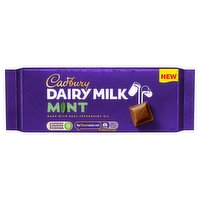 Cadbury Dairy Milk Mint Chocolate Bar 180g