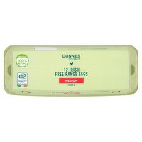 Dunnes Stores 12 Irish Free Range Eggs Medium