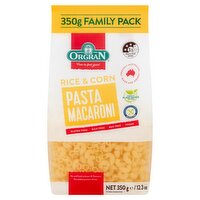 Orgran Rice & Corn Pasta Macaroni 350g