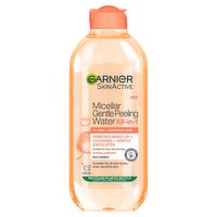 Garnier Micellar Gentle Peeling Water All-in-1 1% PHA & Glycolic Acid Cleanse Exfoliate & Glow 400ml