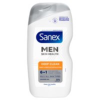 Sanex Men Skin Health Deep Clean Shower Gel 400ml