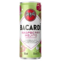 Bacardí Raspberry Mojito Flavoured Alcoholic Drink 250ml