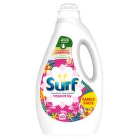 Surf  Concentrated Liquid Laundry Detergent Tropical Lily 1.62 L 60 Washes 