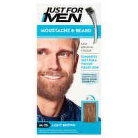 Just For Men Moustache & Beard Brush-In Colour Light Brown M-25