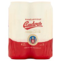 Budějovický Budvar Original Czech Lager 4 x 0.5L