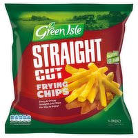 Green Isle Straight Cut Frying Chips 1.3kg