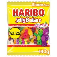 HARIBO Jelly Babies with Super Juicy Flavours 140g