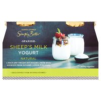 Dunnes Stores Simply Better Spanish Sheep's Milk Yogurt Natural 2 x 115g (230g)