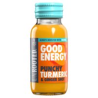 Unrooted Good Energy Punchy Turmeric & Ginger Shot 60ml