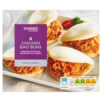 Dunnes Stores 4 Chicken Bao Buns 200g