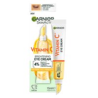 Garnier Brightening 4% Vitamin C Niacinamide Caffeine & Banana Powder Eye Cream 15ml