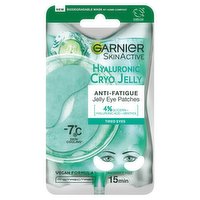 Garnier Anti-Fatigue Hyaluronic Acid & Icy Cucumber Cryo Jelly Eye Patches