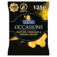Tayto Occasions Mature Cheddar & Spring Onion Flavour Potato Crisps 125g