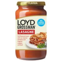 Loyd Grossman No Added Sugar Red Lasagne Pasta Sauce 450g