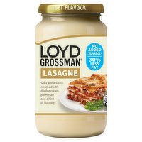 Loyd Grossman No Added Sugar White Lasagne Pasta Sauce 440g