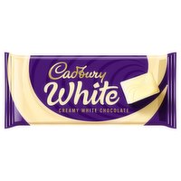 Cadbury White Chocolate Bar 90g