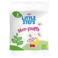 Little Steps Star-Puffs Banana & Raspberry from 8 Months 7g