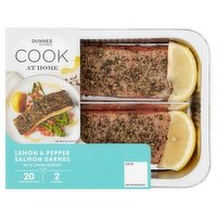 Dunnes Stores Cook at Home Lemon & Pepper Salmon Darnes 270g
