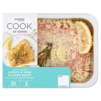 Dunnes Stores Cook at Home Lightly Smoked Garlic & Herb Salmon Roast 380g