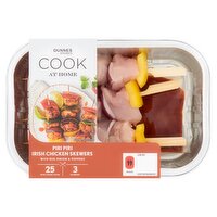 Dunnes Stores Cook at Home 3 Piri Piri Irish Chicken Skewers 320g