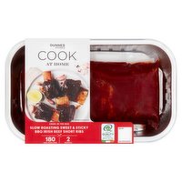 Dunnes Stores Cook at Home Slow Roasting Sweet & Sticky BBQ Irish Beef Short Ribs 577g