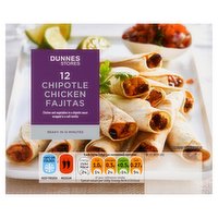 Dunnes Stores 12 Chipotle Chicken Fajitas 240g