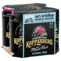 Kopparberg Alcohol-Free Premium Cider with Mixed Fruit 4 x 330ml