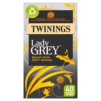 Twinings Lady Grey 40 Tea Bags 100g 