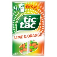 Tic Tac Lime & Orange 4 x 18g (72g)