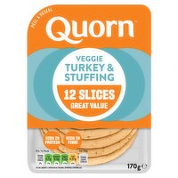 Quorn Vegetarian Turkey and Stuffing Slices 170g