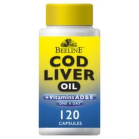 Beeline Cod Liver Oil One a Day 120 Capsules