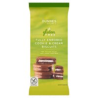 Dunnes Stores Gluten Free Fully Enrobed Cookie & Cream Biscuits 192g