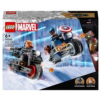 LEGO Marvel Black Widow & Captain America Motorcycles 76260