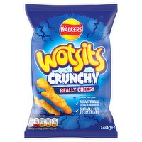 Walkers Wotsits Crunchy Really Cheesy Sharing Snacks Crisps 140g