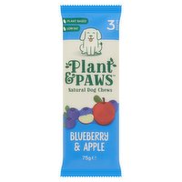 Plant & Paws 3 Sticks Blueberry & Apple 75g