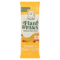 Plant & Paws 3 Sticks Banana & Peanut Butter 75g