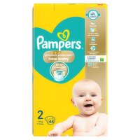 Pampers Premium Protection New Baby Size 2, 44 Nappies, 4kg - 8kg, Essential Pack