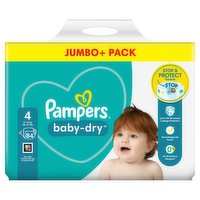 Pampers Baby-Dry Size 4, 84 Nappies