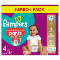 Pampers Premium Protection Nappy Pants Size 4, 9kg-15kg