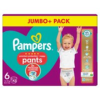 Pampers Premium Protection Nappy Pants Size 6, 42 Nappies