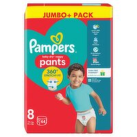 Pampers Baby Dry Nappy Pants Size 8, 96 Pack