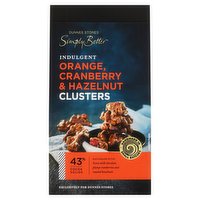 Dunnes Stores Simply Better Indulgent Orange, Cranberry & Hazelnut Clusters 100g